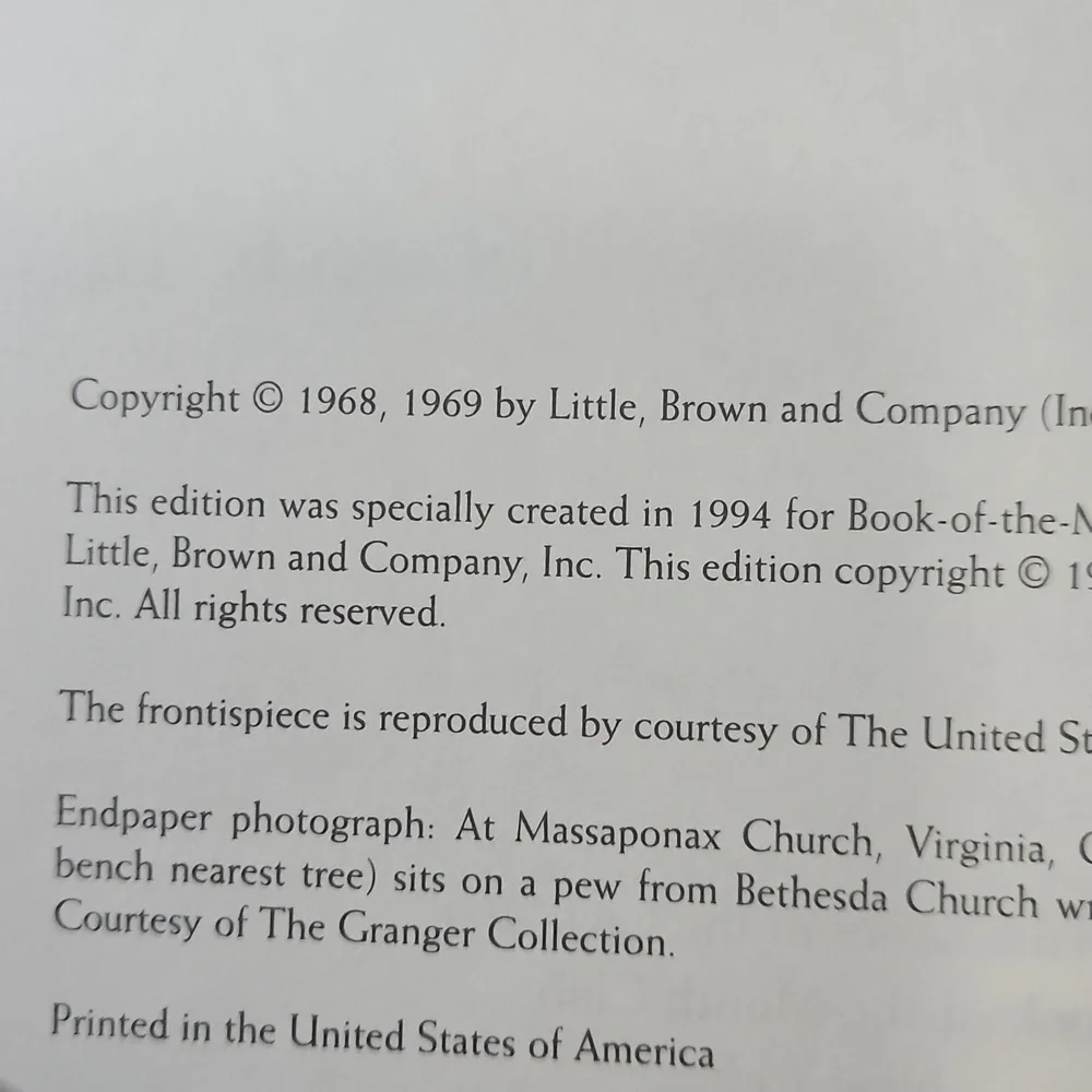 Grant Takes Command Brice‎ Catton Hardcover 1994 Book Club Book